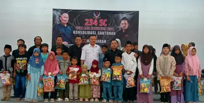 Ormas 234 SC Kabupaten Tegal Gelar Aksi Sosial, Santuni Anak Yatim dan Donor Darah