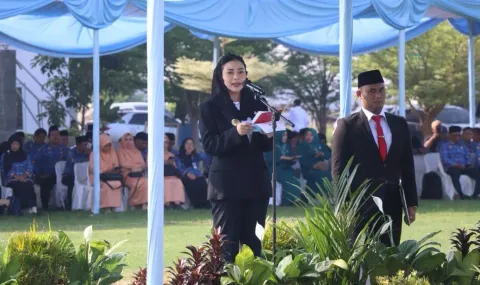 Pimpin Upacara Harkitnas, Bupat Paramitha Pesan Soal Ruang Digital Tunas Bangsa