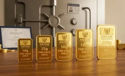 Harga Emas Antam Sabtu 23 Mei 2026 Turun Lagi