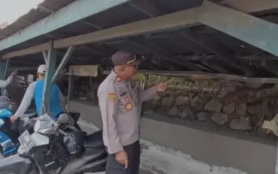 Polsek Jatinegara Tegal Ubah Pangkalan Ojek Jadi Pos Permanen yang Nyaman