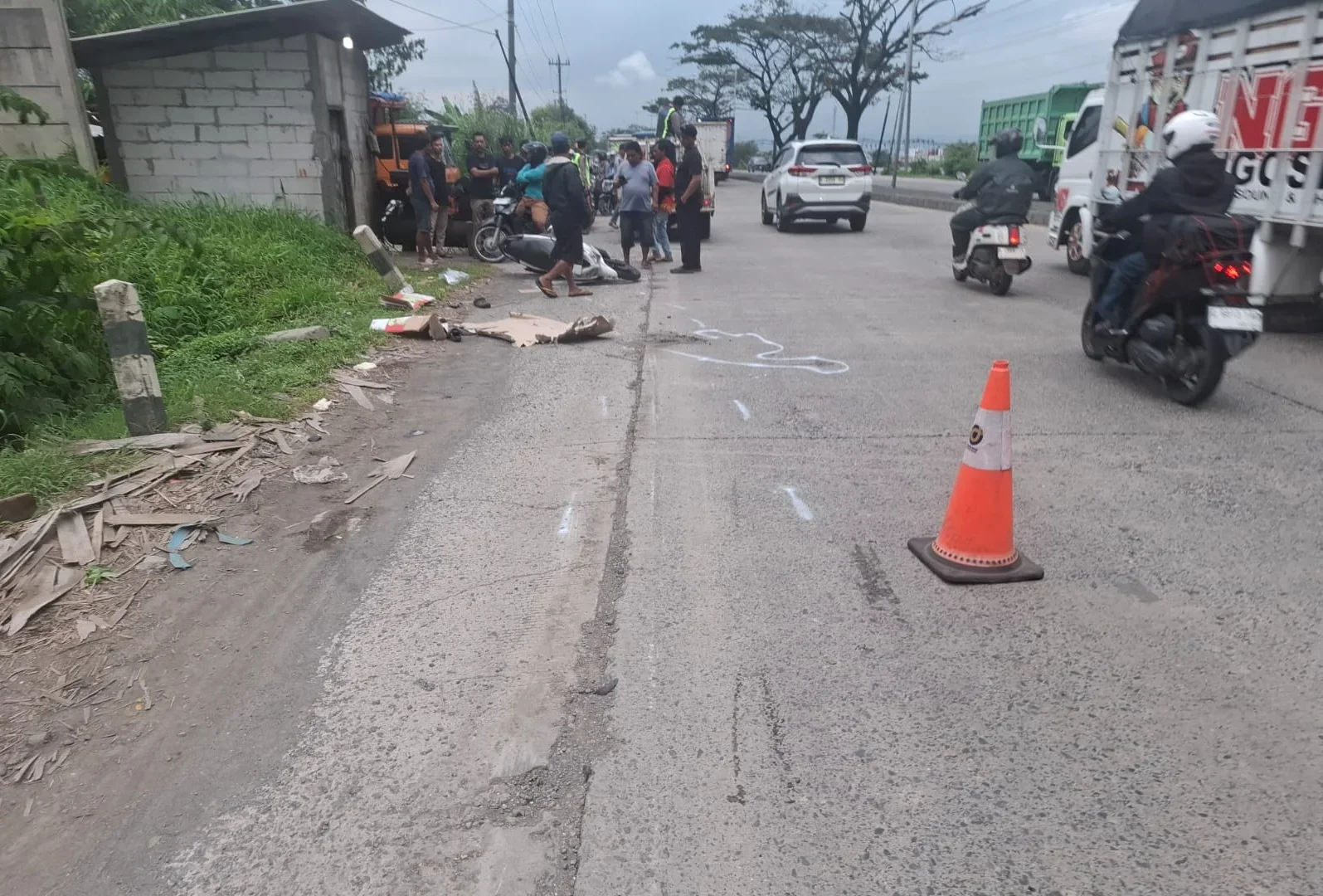Kecelakaan di Jalur Pantura Kendal, 2 Pengendara Motor Tewas