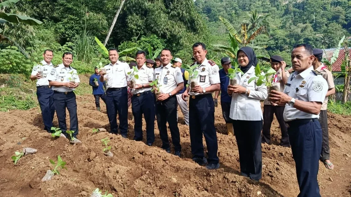 Lapas Plantungan Kendal Kembangkan Ubi Yakon, Warga Binaan Dilibatkan Program Ketahanan Pangan
