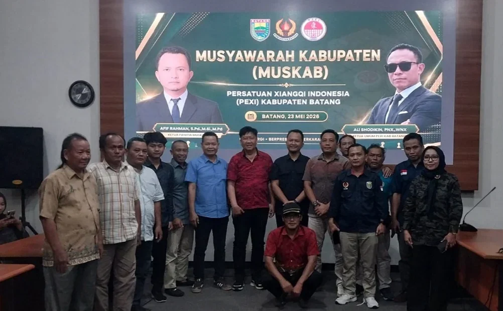 Afif Rahman Terpilih Jadi Ketua Pexi Batang, Siap Tambah Medali Emas di Porprov Jateng 2026