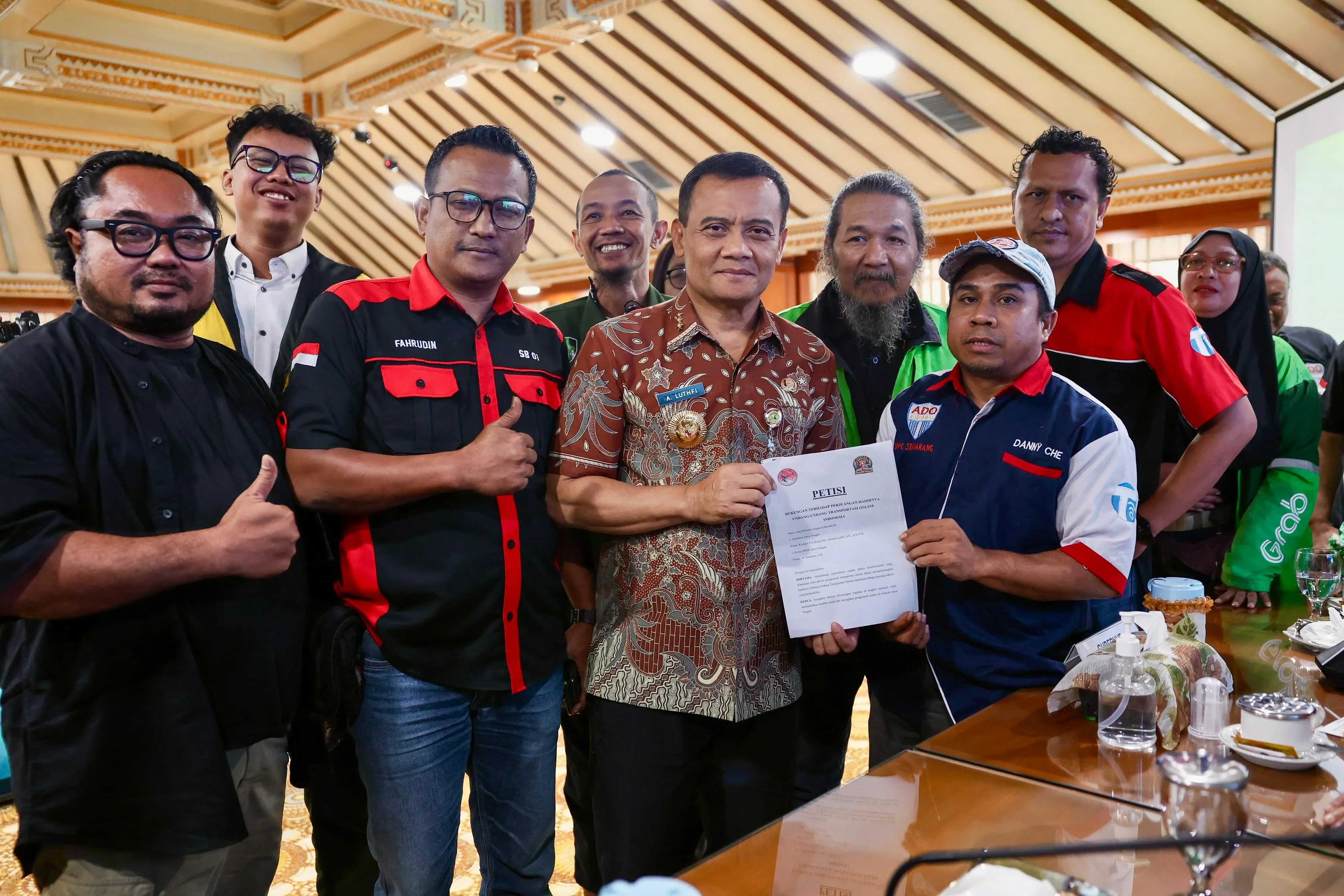 Gubernur Ahmad Luthfi Kawal Aspirasi dan Perjuangkan Kesejahteraan Driver Ojol