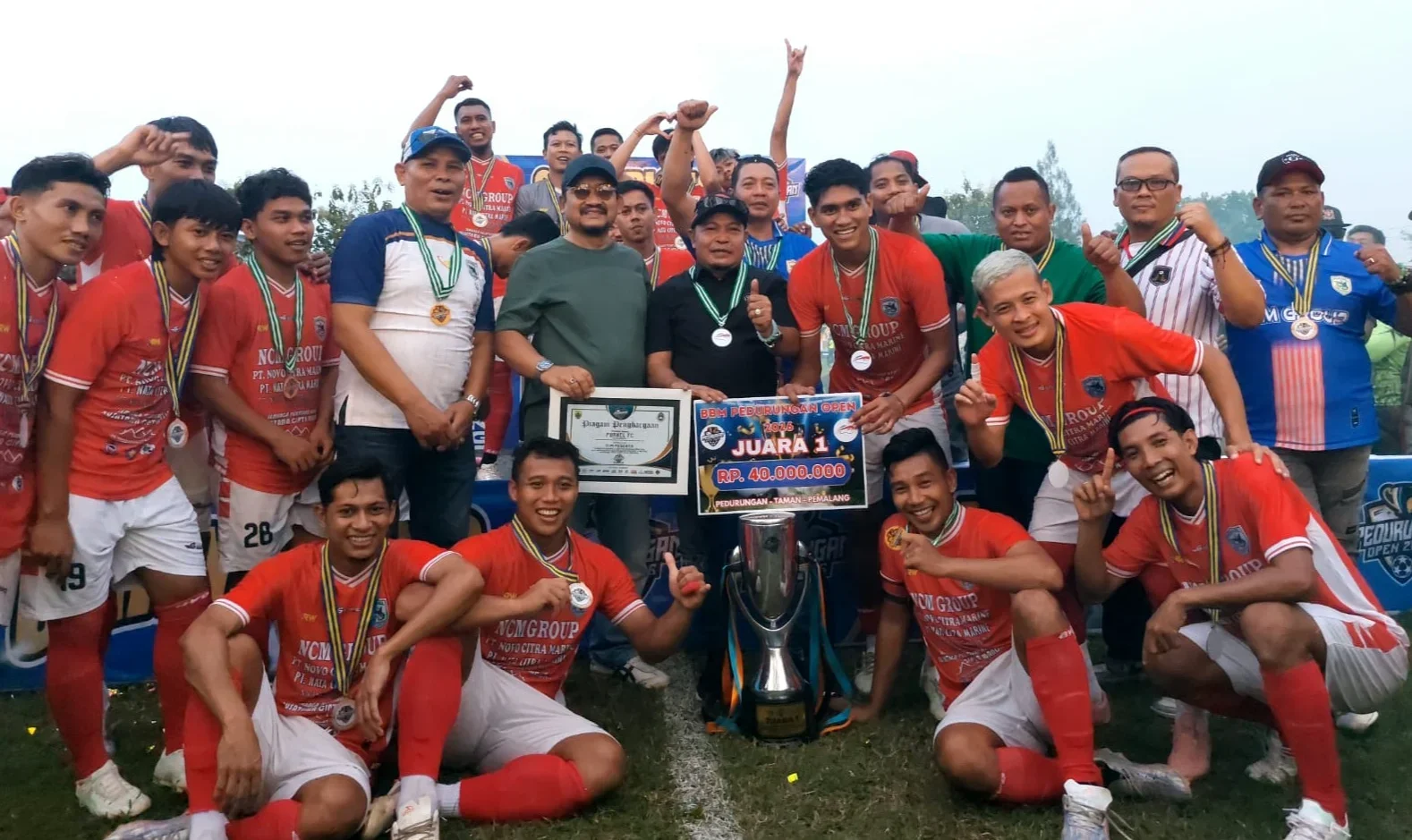 Sepak Bola di Pemalang, Purnel FC Suradadi Juara Pedurungan Open 2026, Tumbangkan GSP FC 3-1