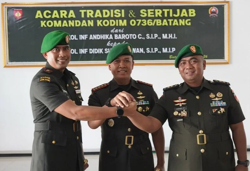 Sertijab Dandim Batang
