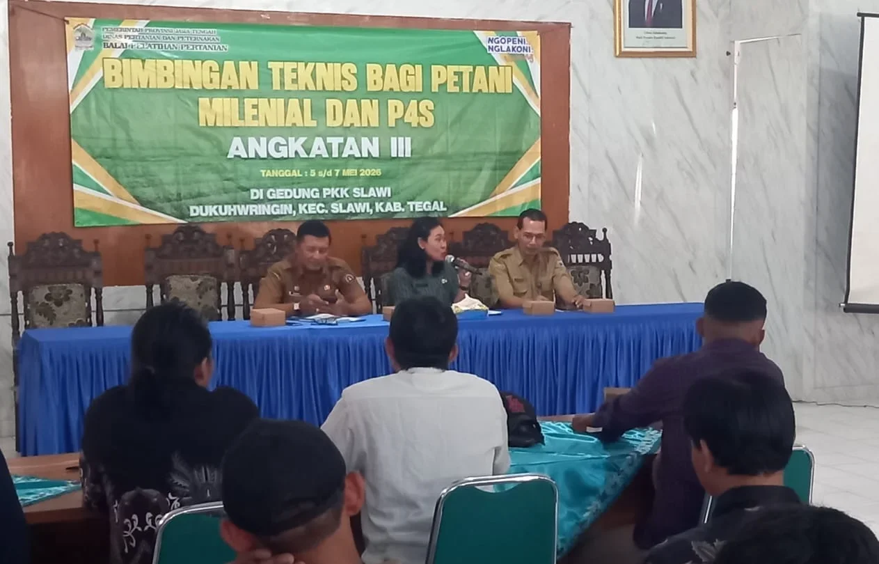 Bapeltan Soropadan Jateng Latih 30 Petani Milenial di Tegal, Ini Targetnya