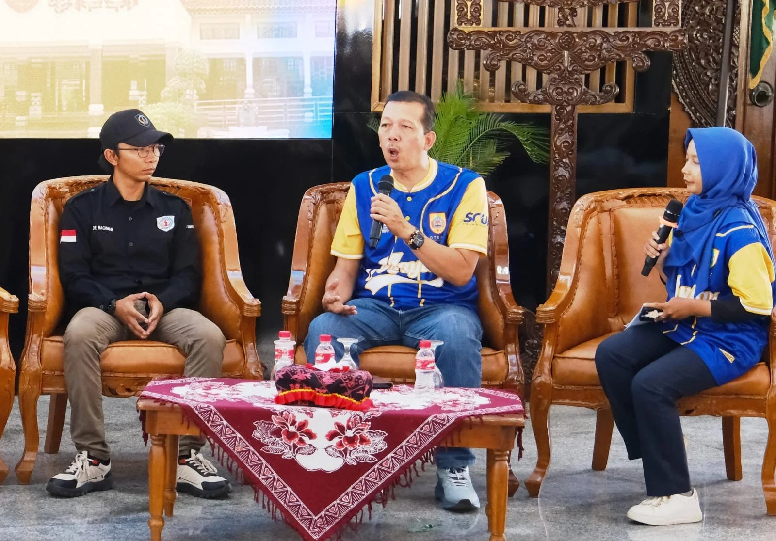 Kepala Dinas Perindustrian dan Transmigrasi (DTKPT) Pemalang, Umroni menyampaikan peluang kerja untuk menyerap tenaga kerja lokal