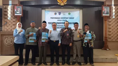 Antisipasi Sengketa Lahan, Kantor Pertanahan Kabupaten Tegal Percepat Sertifikasi 956 Bidang Tanah Wakaf