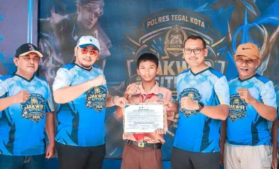 Berjalan Sukses, Dedy Yon Ingin E-Sport Polres Tegal Kota Jadi Ajang Tahunan