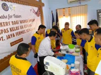 Bekal Hidup Baru, Warga Binaan Lapas Kendal Ikuti Pelatihan Membuat Roti