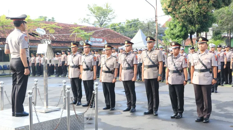 Wajah Baru di Polres Tegal, Kompol Suratman Jabat Kabaglog, AKP Supriyanto Jabat Kabagops