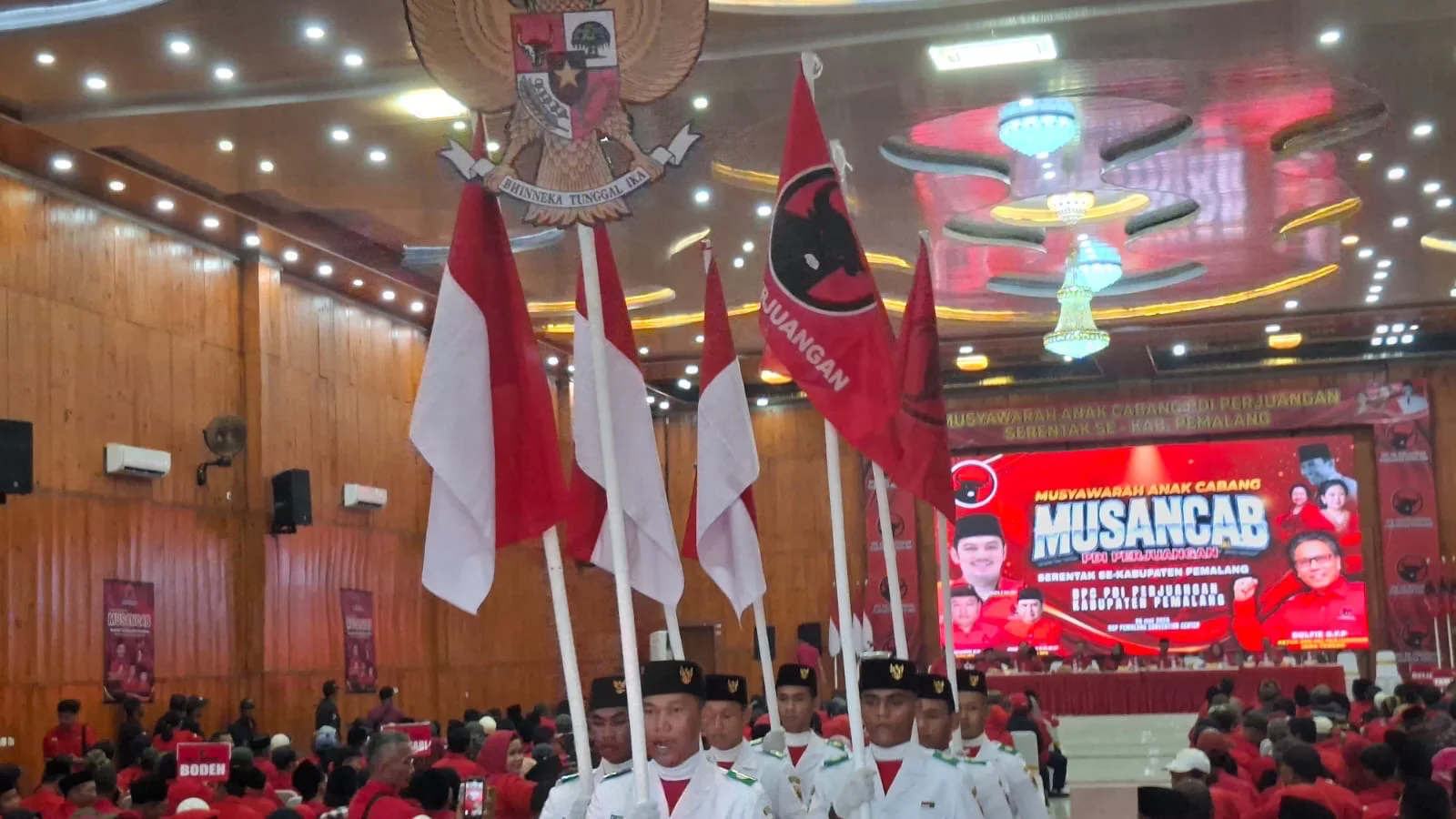 PDI Perjuangan Pemalang menggelar Musyawarah anak cabang (Musancab)