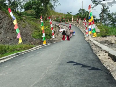 TMMD Kodim 0713/Brebes Bangun Jalan Desa Sridadi Jadi Mulus, Petani Terbantu