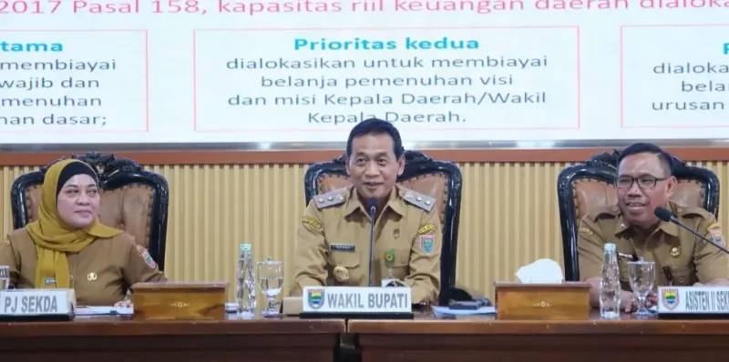 Rakor Anggaran 2026, Wabup Suyono Apresiasi Capaian Pemkab Batang WTP 9 Kali