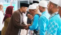 Bupati Pemalang Sambut Kepulangan Jemaah Haji, Kloter 9 Pertama