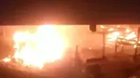 Jembatan Pemali Brebes Nyaris Terbakar