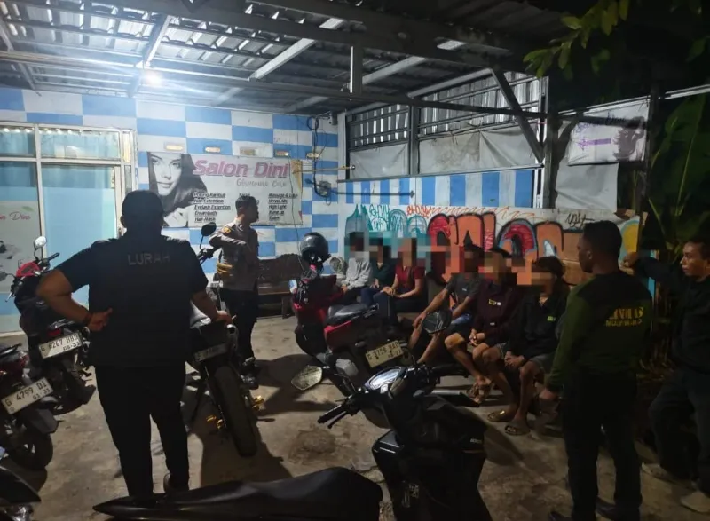 Tempat COD Obat Keras Ilegal di Mulyoharjo Pemalang Digrebek, Puluhan Orang Terjaring
