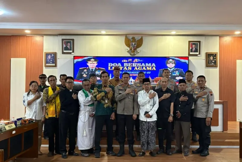 Peringati Hari Bhayangkara ke-80, Polres Batang Gelar Doa Bersama Lintas Agama