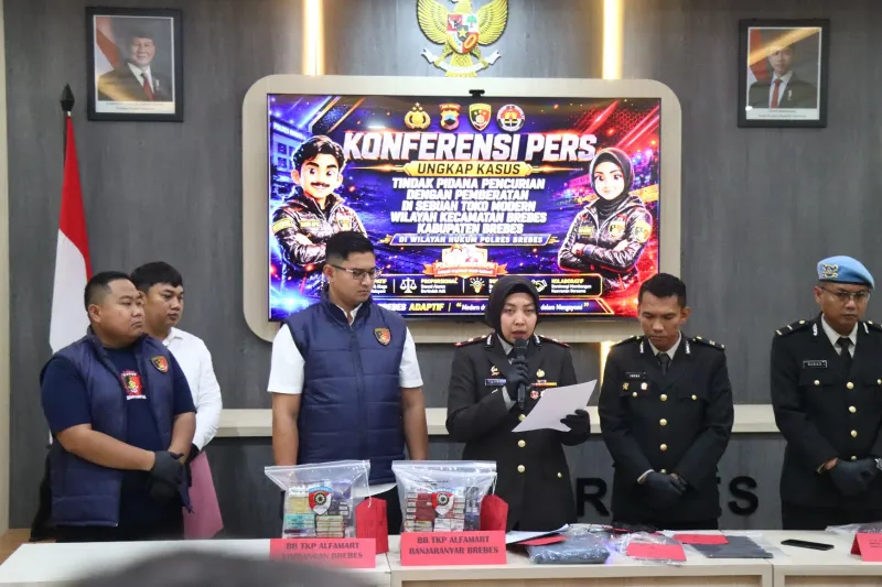 Ungkap Empat Kasus Menonjol, Polres Brebes Ringkus 4 Tersangka