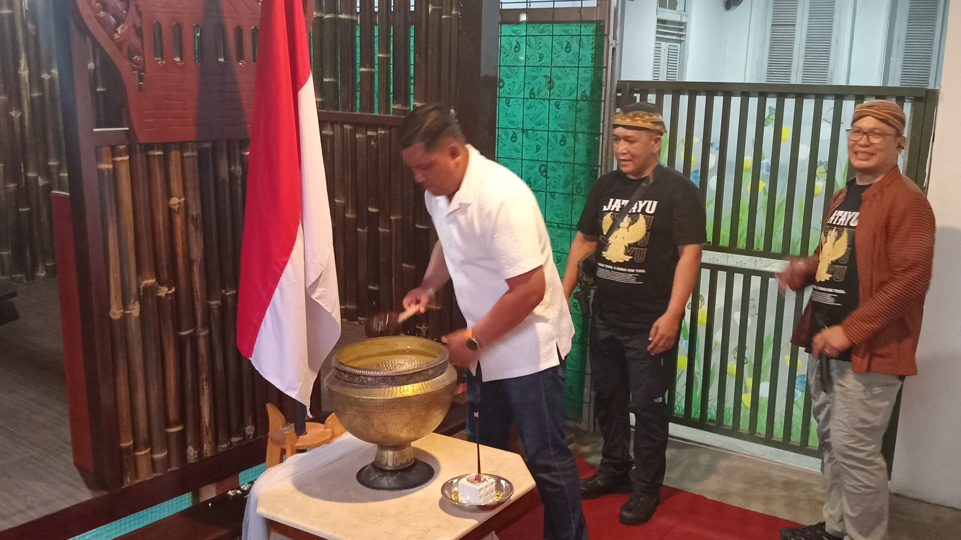 Penyiraman Soko Guru Surau Jatayu 