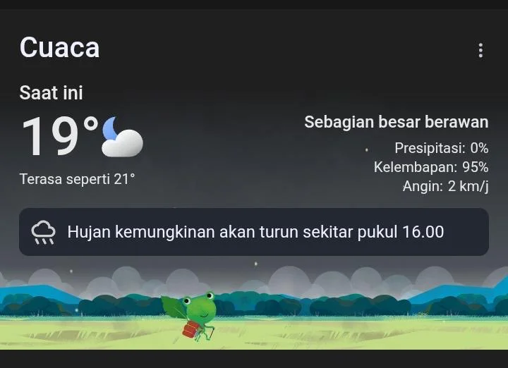 Prakiraan Cuaca Guci Tegal Kamis 4 Juni 2026, Didominasi Berawan dan Sejuk