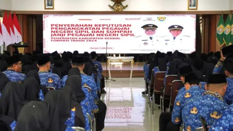 569 ASN Kendal Resmi Jadi PNS, Formasi Kesehatan Mendominasi