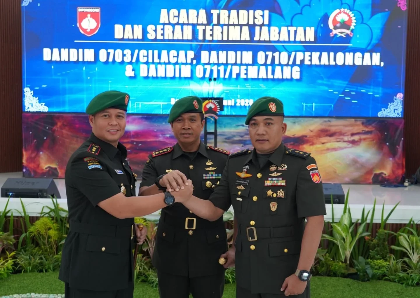Sertijab Dandim 0711/Pemalang, Letkol Inf Edi Wibowo Gantikan Letkol Inf Muhammad Arif
