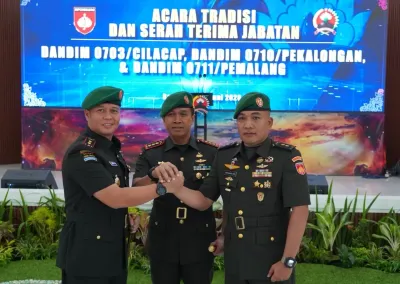 Sertijab Dandim 0711/Pemalang, Letkol Inf Edi Wibowo Gantikan Letkol Inf Muhammad Arif