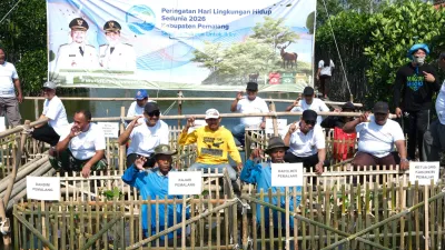 Jaga Pesisir Pemalang, Pemerintah Tanam Ribuan Mangrove