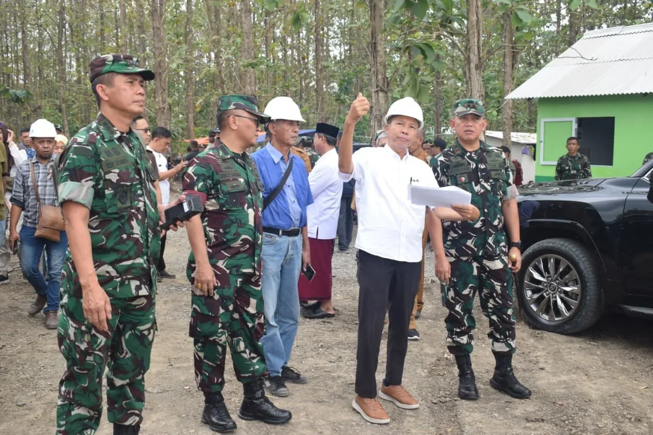 Pangdam IV/Diponegoro Tinjau Proyek Strategis Yon TP 435/SGS di Tegal