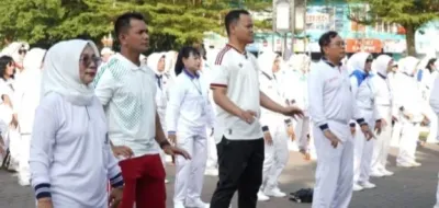 6.200 Lansia Meriahkan Senam Bersama di Purbalingga