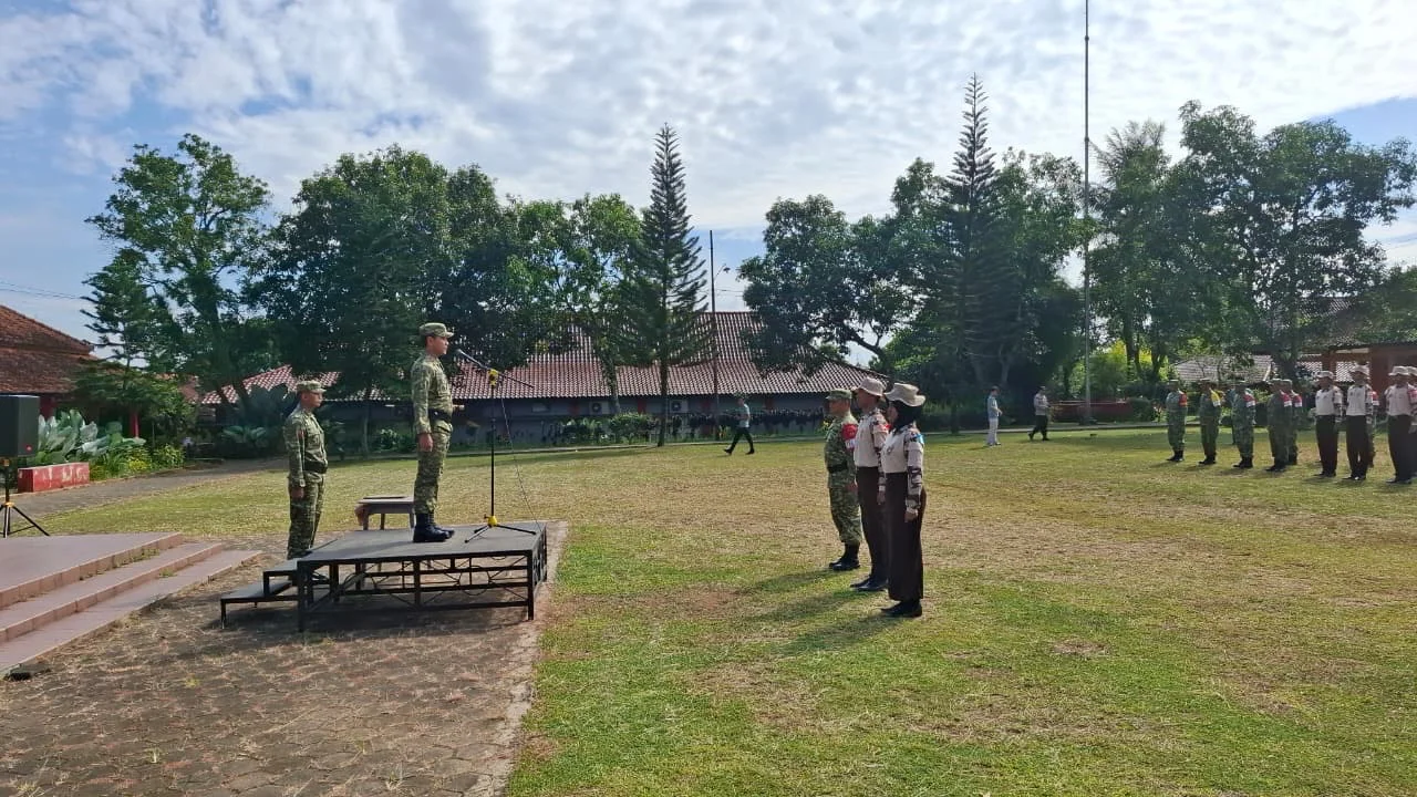 Bentuk Karakter Pelajar Lewat Disiplin dan Wawasan Bela Negara Lewat Persami KKRI Batch 5 Kendal