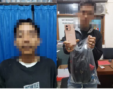 Berawal dari Kecurigaan di Polsek Wiradesa Pekalongan, Dua Pengedar Sabu dan Alprazolam Ditangkap