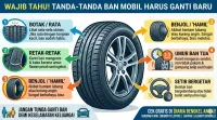Wajib Tahu, Ini Tanda Ban Mobil Harus Ganti, Jangan Nunggu Botak