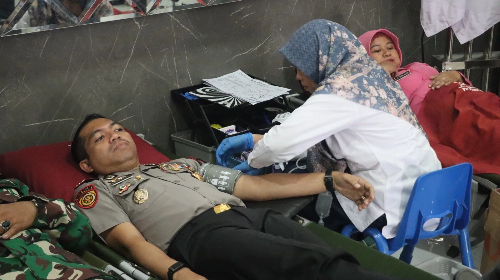 Sambut Hari Bhayangkara ke-80, Polres Tegal Gelar Donor Darah