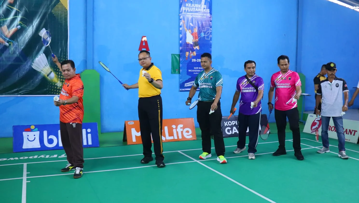 140 Atlet Ramaikan Kejurkab Bulutangkis Bhayangkara Cup 2026 di Kajen Pekalongan