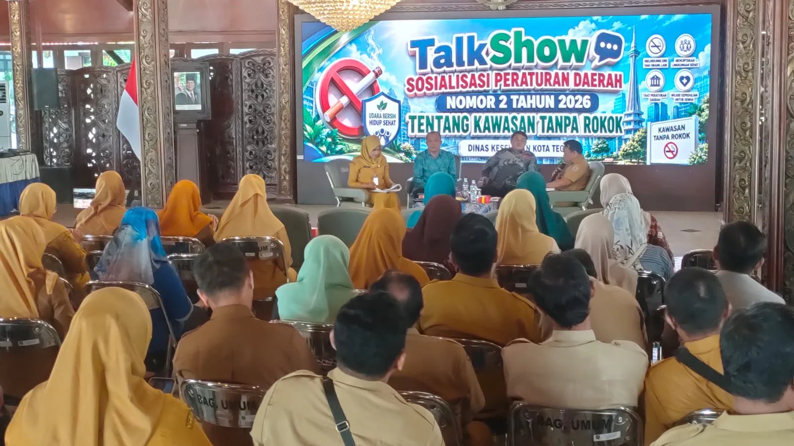 Perda KTR Kota Tegal Berlaku, Sanksi Pelanggar Tunggu Perwal