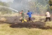 Musim Kemarau, Polres Tegal Kota Kerahkan Bhabinkamtibmas Sosialisasi Bahaya Bakar Sampah di Lahan Kering