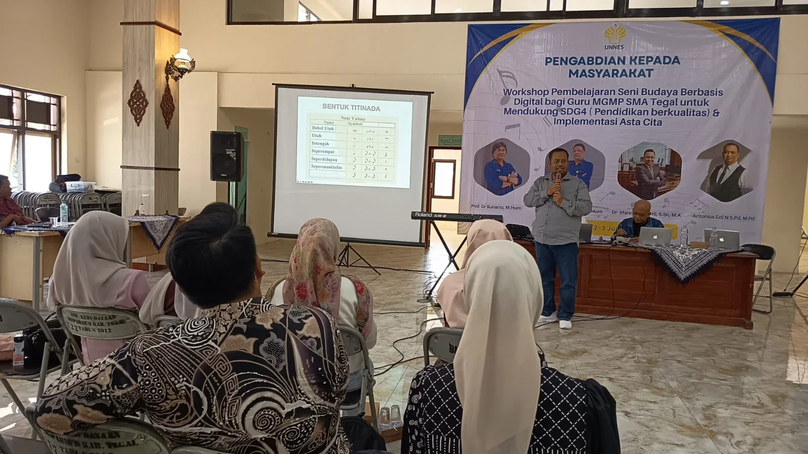 Puluhan Guru dan Siswa Seni Musik Belajar AI, Gandeng Unnes Semarang