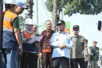Bupati Tegal H Ischak Minta Pembangunan Jalan Yamansari-Bojong Dipercepat, Telan Anggaran Rp30 M