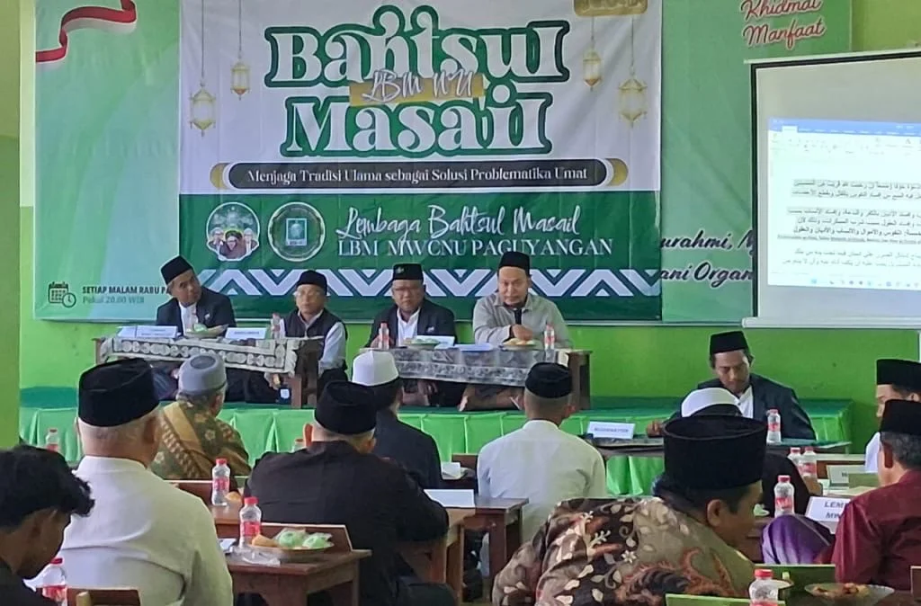 MWC NU Paguyangan Brebes Bahas Hukum Buang Sampah Sembarangan dan Ganti Rugi Kerusakan Lingkuangan