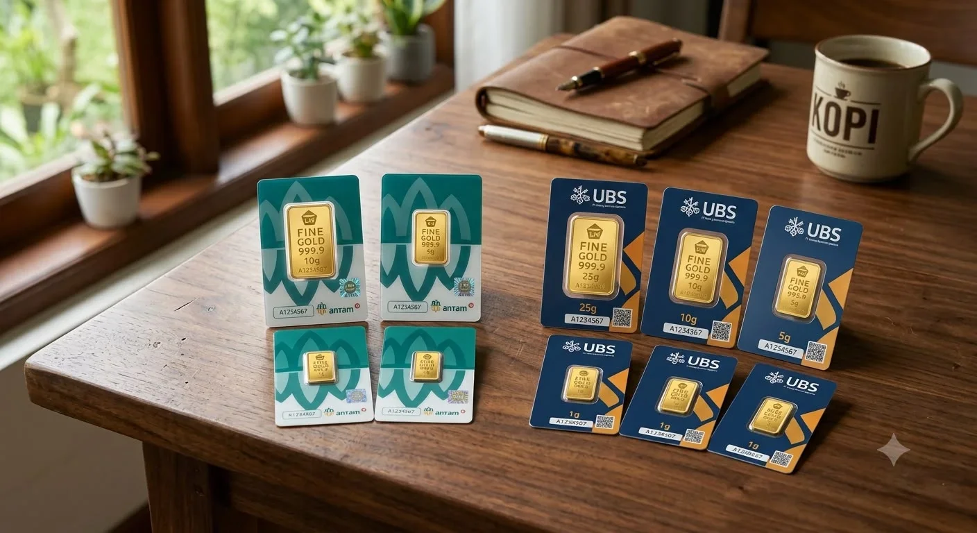 Ilustrasi emas ubs