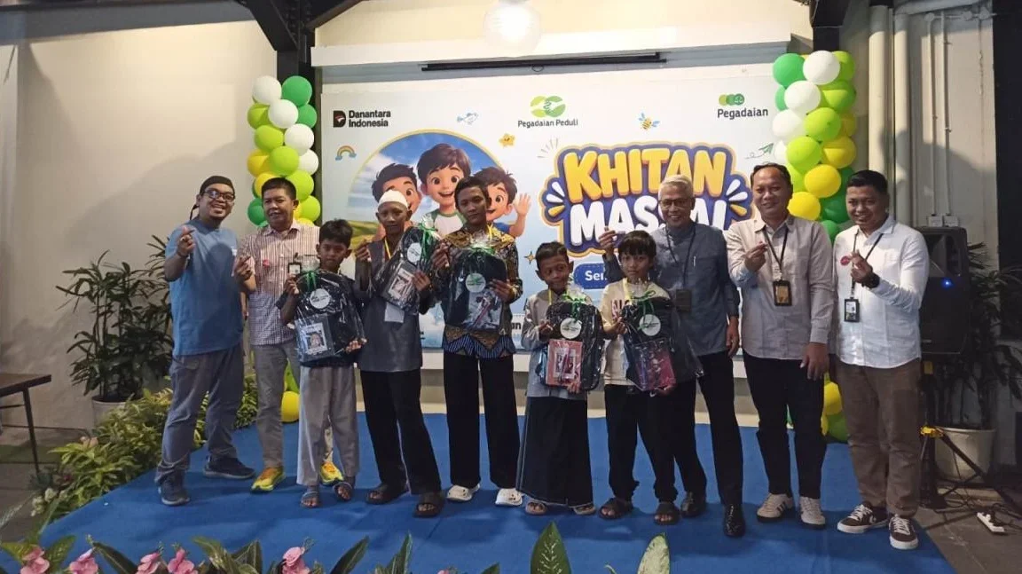 Pegadaian Gelar Khitan Massal Gratis untuk 218 Anak di Semarang dan Salatiga