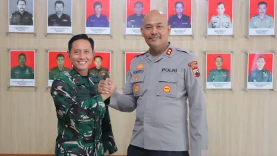 Sinergi Makin Solid, Kapolres Kendal Sambangi Dandim 0715/Kendal