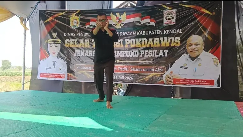 Dorong Pelestarian Budaya , Korlap PSHT Kendal Meriahkan Gelar Tradisi Kampung Pesilat Jenarsari