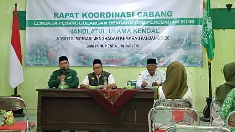 LPBI NU Kendal Perkuat Jaringan Kebencanaan hingga Kecamatan Hadapi Ancaman Kemarau Panjang