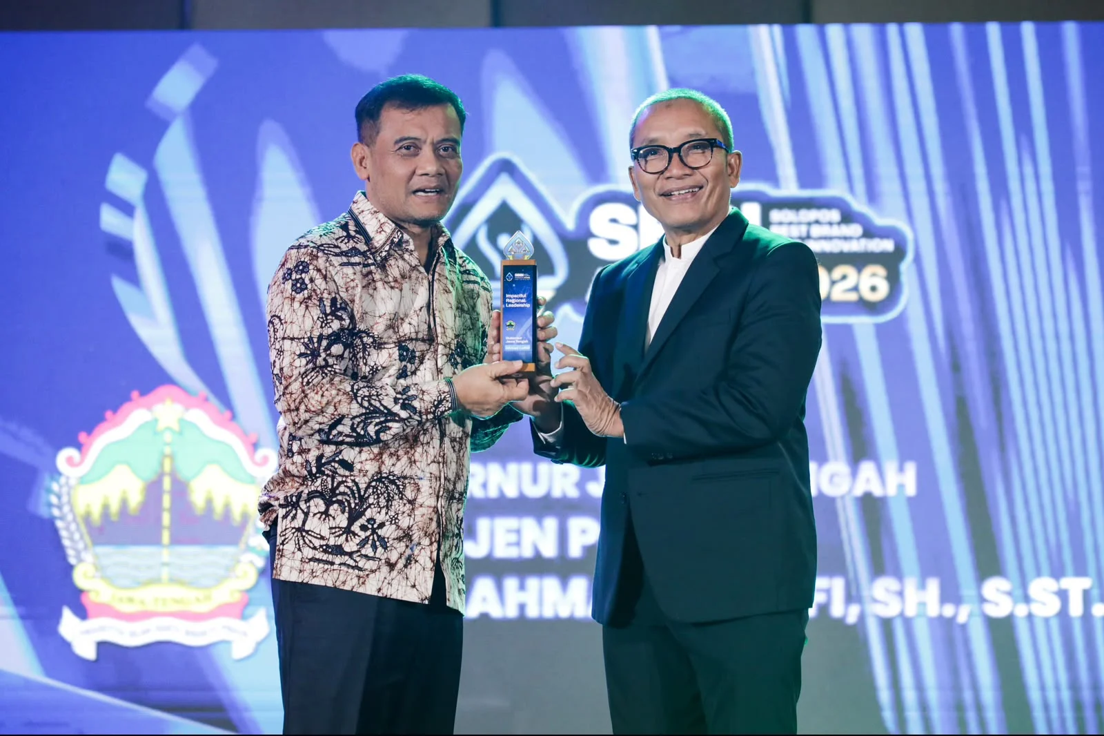 Di Ajang SBBI Award 2026, Gubernur Ahmad Luthfi Raih Penghargaan Impactful Regional Leadership