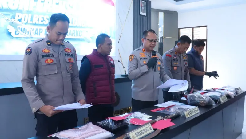Polres Pekalongan Ungkap 16 Kasus Narkoba dalam Tiga Bulan, 24 Tersangka Diamankan