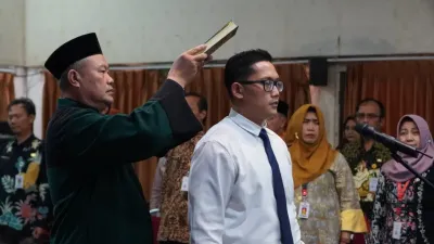Budi Harsudiono Seto Aji Dilantik Jadi Direktur Utama PDAM Pemalang